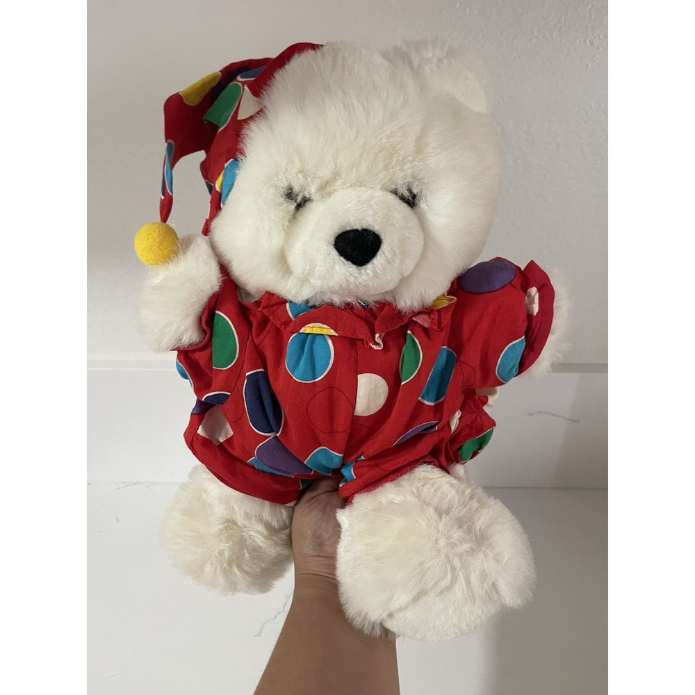 CHRISHA Playful Plush Teddy Bear Vintage Stuffed Animal Pajama Set‎ Theme Rare